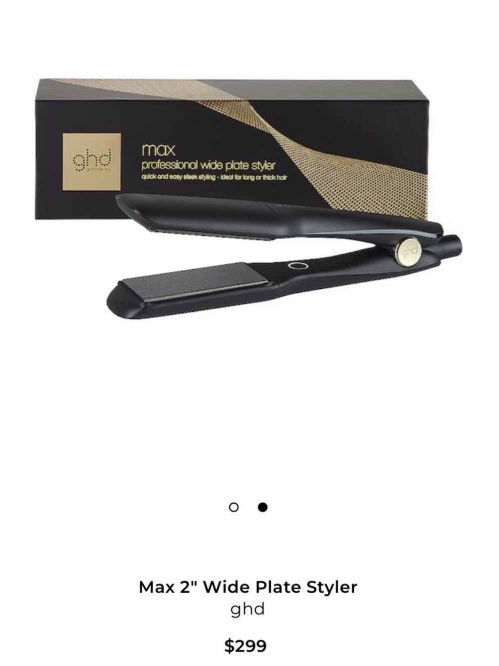 ghd Max Wide Plate Styler